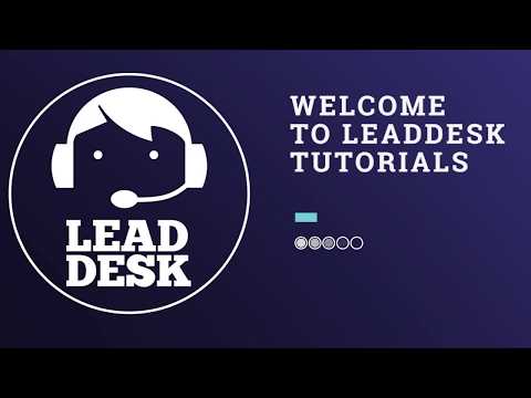 LeadDesk Tutorials - 'How to create a sms template'