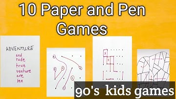 Top 10 paper and pen games to play when you are bored|90
