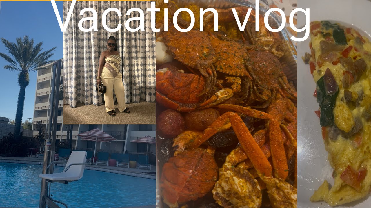 Vacation vlog : New Orleans 2026 mardi gras , Orlando, Florida, South Carolina.￼,food, workout,pool 