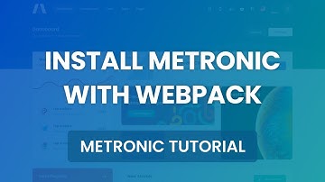 Install Metronic with Webpack - Metronic 7 Admin Theme