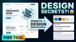 Best Website Design Inspiration Tool 😱 | Analyze Colors, Fonts &amp; UI Layouts