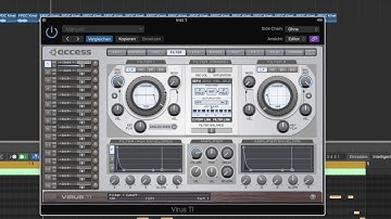 Virus Ti2|Logic Pro X - Psytrance Bassline 