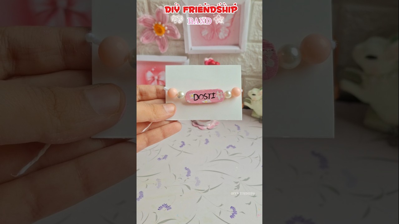 diy friendship band 