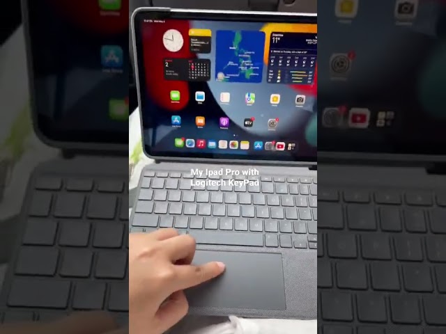 Ipad PRO with Logitech Folio Touch