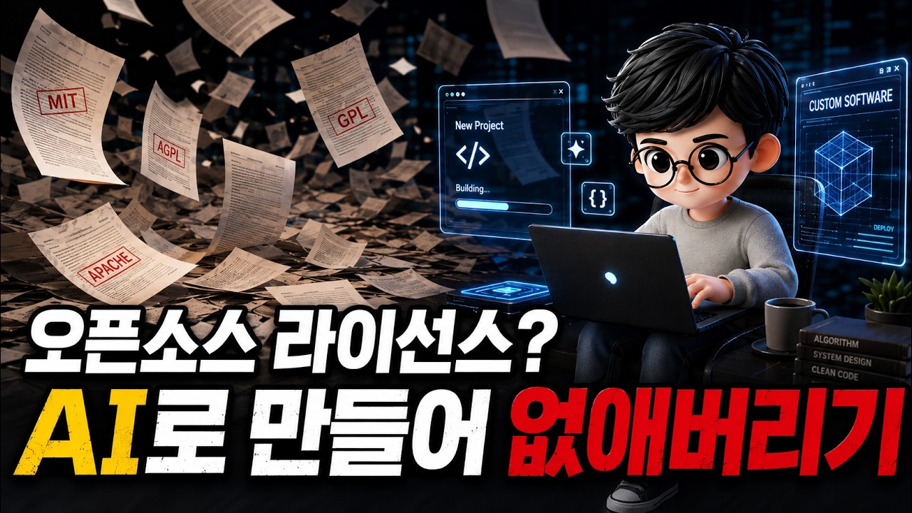 이 회사가 오픈소스 라이선스를 모두 없애버리겠답니다. (MALUS, 클린룸 프로젝트) thumbnail