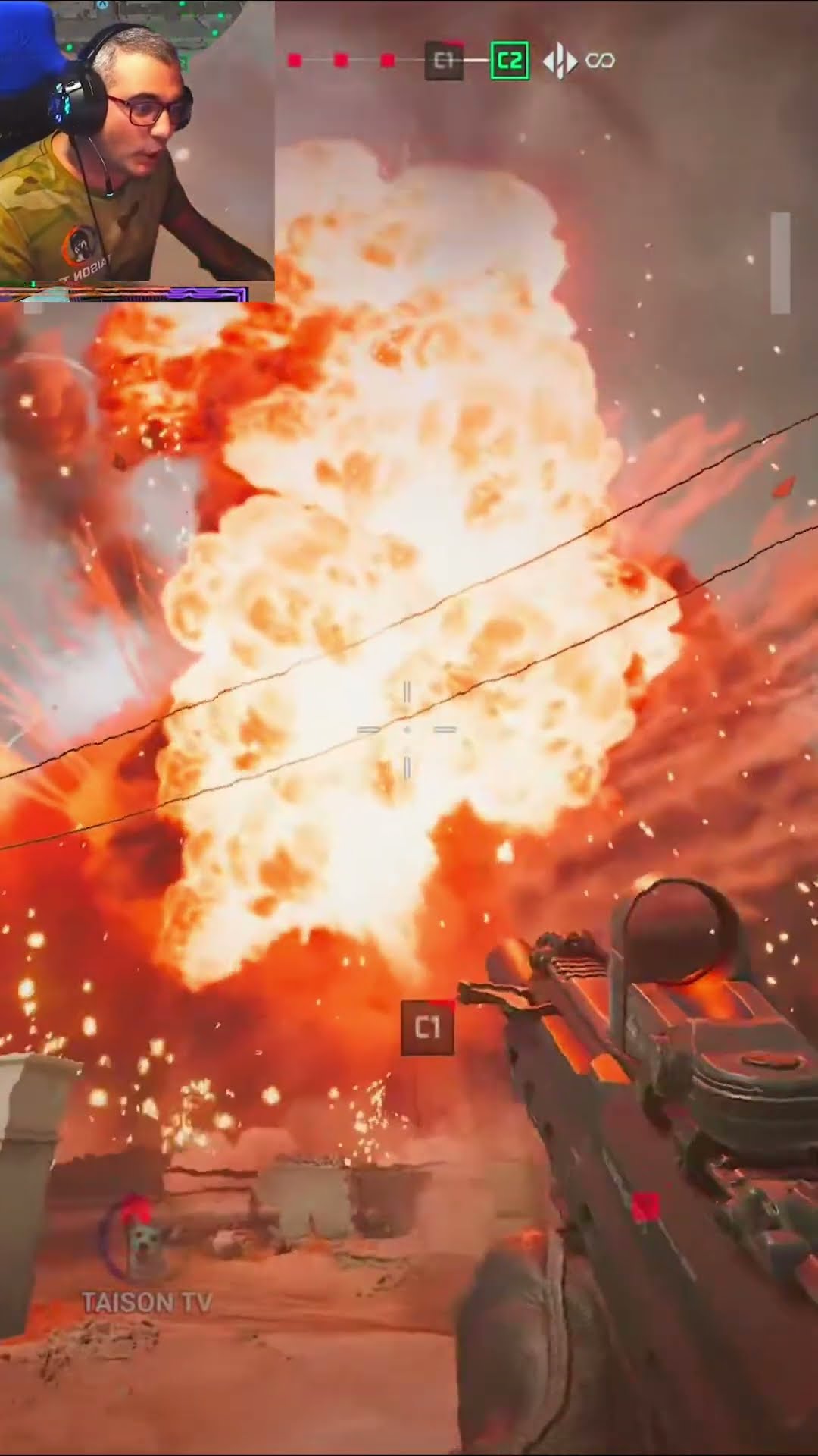 Así explota una MOAB en #DeltaForce y Destruye por completo una zona del mapa