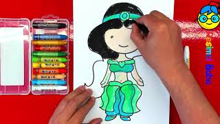 Prenses Jasmine Resmi Nasıl Çizilir Aladdin Lambası