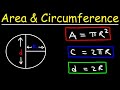 Circles - Area, Circumference, Radius & Diameter Explained!
