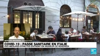 Italie : le passe sanitaire étendu aux transports, restaurants et aux enseignants • FRANCE 24