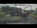 Dashcam video shows scary accident, officer&#39;s response in Clayton County