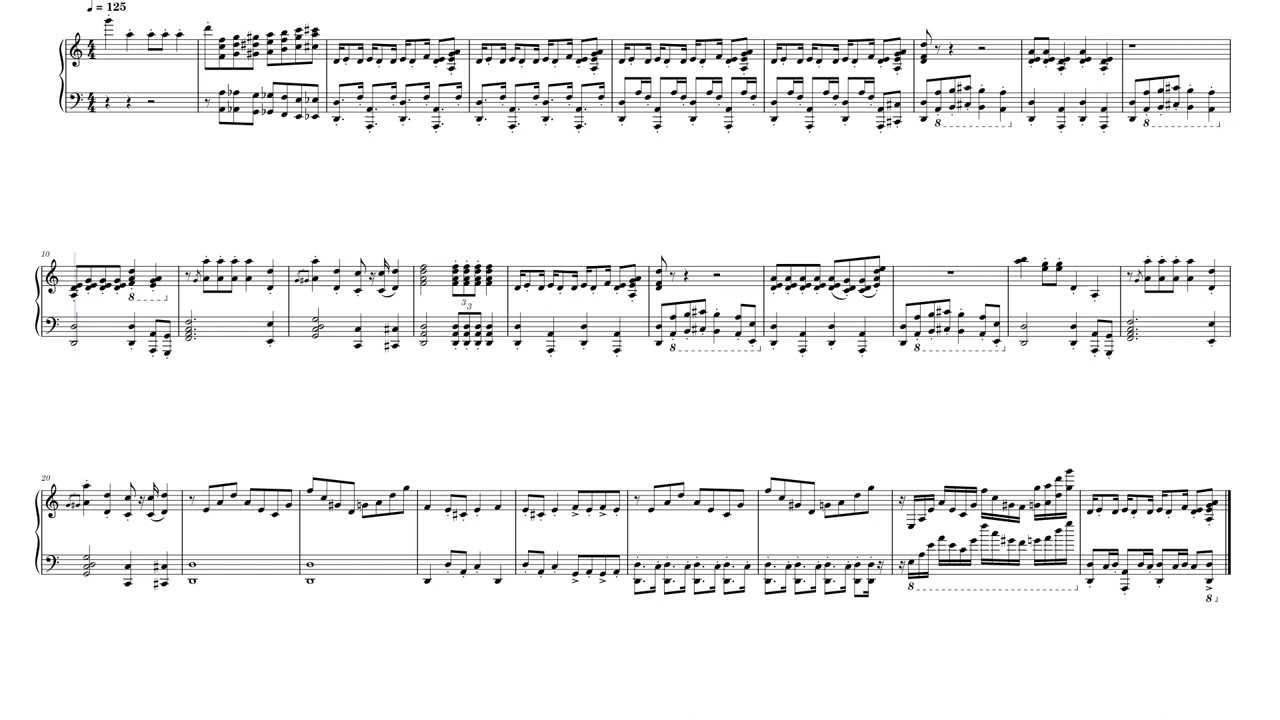 Stone Talus Battle Theme – Piano Arrangement