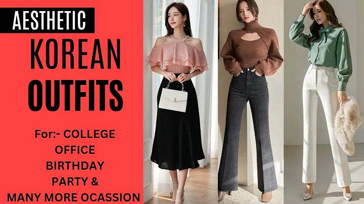 ✨Aesthetic Korean Outfit Ideas 🤩 Outfit for girls Birthday | College | Office | Party | Picnic