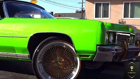 1973 Drop Caprice on 22' Gold Zeniths & Vogues in Oakland, Ca Ep.89