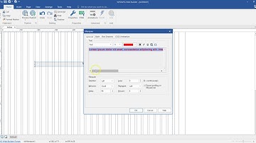How to setup a marquee in WYSIWYG Web Builder