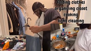 Rare Footage Black Man Cooking & Cleaning