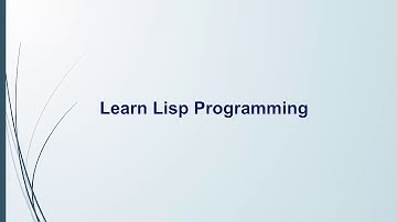 01 -  Crash Course in Lisp Programming in Hindi Sample Video