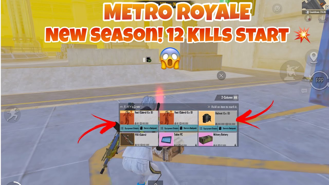  omg🔥New Season Begins! 12 Kill Solo vs Squad Metro Royale Gameplay