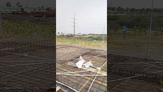 Steel fixing of roof slab #shorts#youtubeshorts#shortsfeed#viralshorts