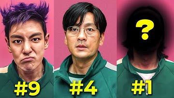 Top 10 SMARTEST players in Squid Game