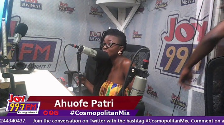 Ahuofe Patri on Cosmopolitan Mix (6-7-18)
