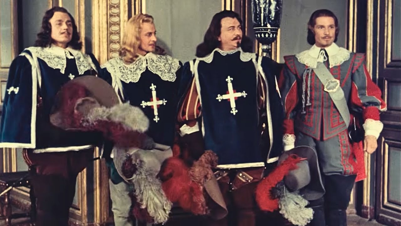 МИРОВАЯ КЛАССИКА 1953 ПО КУЛЬТОВОМУ РОМАНУ ДЮМА! ИСТОРИЧЕСКИЕ ПРИКЛЮЧЕНИЯ И ИНТРИГИ! ТРИ МУШКЕТЁРА