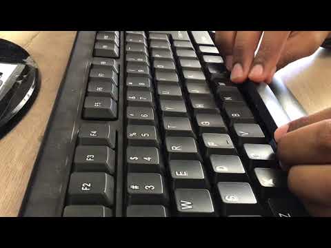 How to install space bar on membrane keyboard