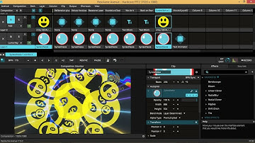 Resolume + Synesthesia [HARDCORE TANO*C TRIBUTE MIX] test