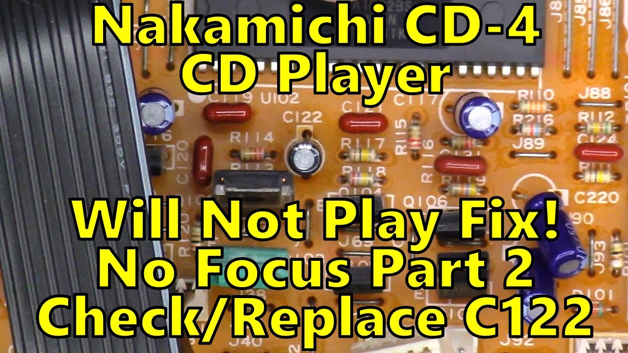 CD-плеер Nakamichi CD-4 1992 года выпуска, который не воспроизводит диски - Часть 2. Предложение ...