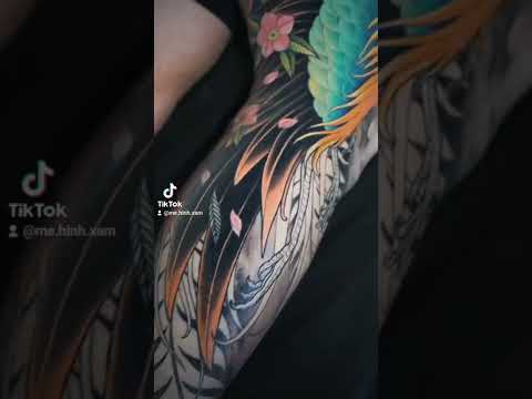 Video Hình xăm phượng hoàng full chân #tattoo - youtube