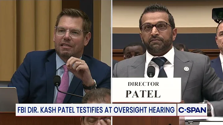 Heated exchange between Rep. Eric Swalwell (D-CA) and FBI Director Kash Patel on Epstein Files