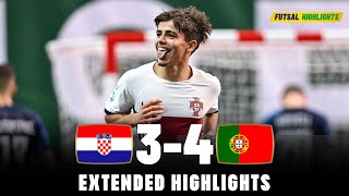 Portugal vs Croatia | Highlights | U19 Euro Futsal 06-09-2023