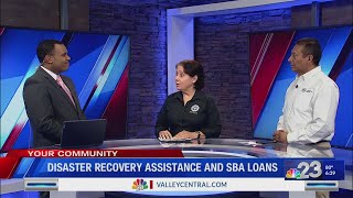 Disaster recovery assistance and SBA loans