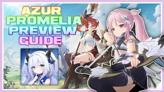 Azur Promilia Preview Demo Guide (combat, farming, UI, characters, etc.)