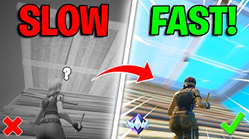 How to INSTANTLY EDIT FASTER in FORTNITE (Get Better Mechanics)
