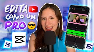 CÓMO EDITAR VIDEOS PARA YOUTUBE CON TU CELULAR| Aprender a editar con CAPCUT 🤩- Fátima Lozano