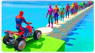 Spider-Man Bike Stunt on Water 😱🔥 Android Gameplay screenshot 4