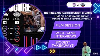 The Sacramento Kings are PACIFIC DIVISION CHAMPS