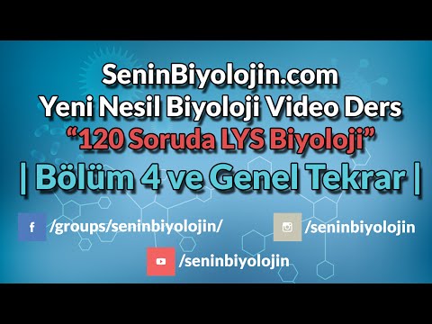 120 Soruda Lys Biyoloji (4.Bölüm - Genel Tekrar)