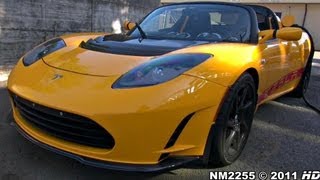 Tesla Roadster Sport 200km/h OnBoard on Track!