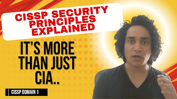 Security Principles: CIA, NIST 800-33, Accountability, Non-Repudiation,