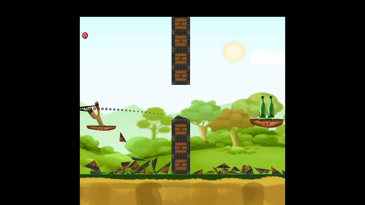 knock down bottles level 13 