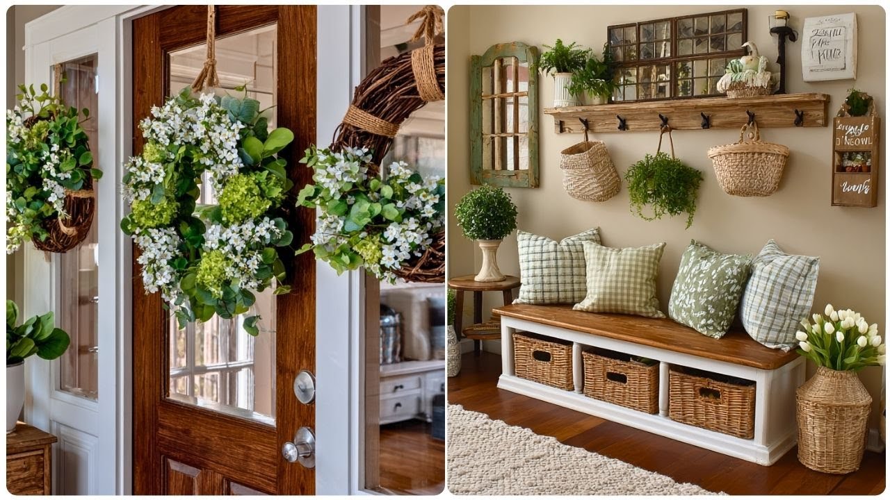 Rustic Farmhouse Spring Decor DIY | Cozy Country Cottage Interior Decoration Trends