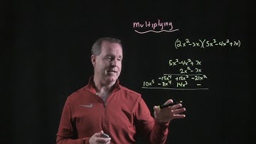 Multiplying Polynomials Using a Vertical Format