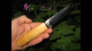 Making a Simple Puukko with a Juniper Handle