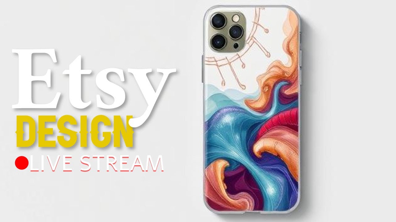ETSY PRODUCT DESIGN - Live Stream