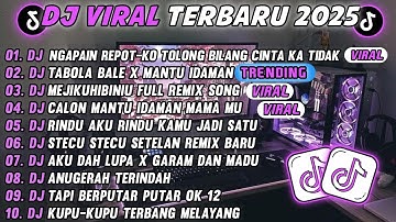 DJ TIKTOK TERBARU 2025-🎵DJ NGAPAIN REPOT - KO TOLONG BILANG CINTA KA TIDAK 🎵DJ TABOLA BALE 