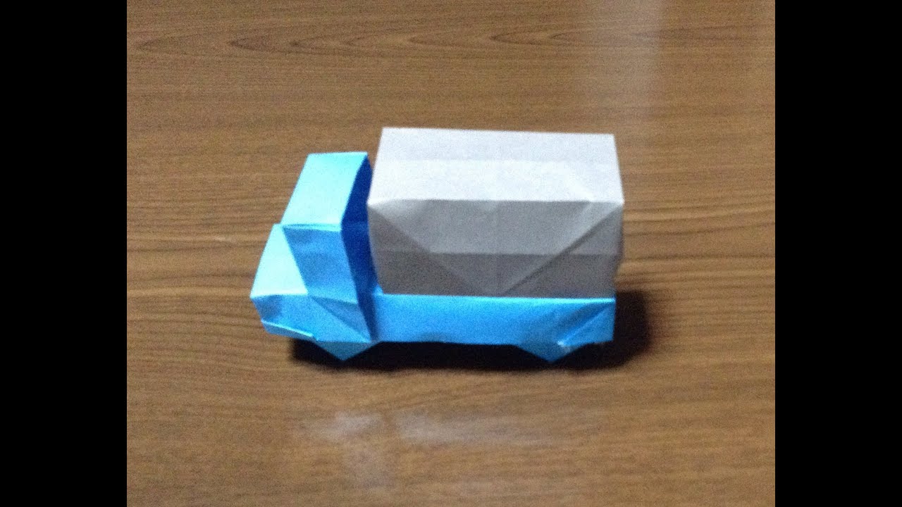 How to Make a origami truck/car - YouTube