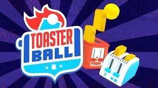 Toasterball  It's SOCCER with TOASTERS?! (4 Player Gameplay)