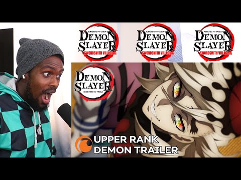 Demon Slayer Season 3 Upper Moons Trailer (ENGLISH SUBTITLES) REACTION VIDEO!!!