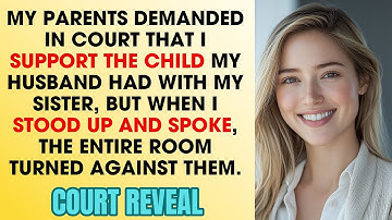 My parents demanded in court I support the child my husband had with my sister — until I spoke...
